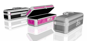 Lockable Vibrator Case Small Purple