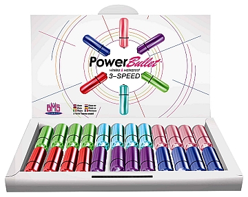 Display of powerful 3-Speed bullets