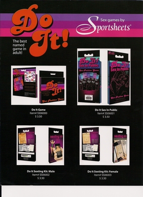Sex Games by Sportsheets, Do It! 10pk flyers