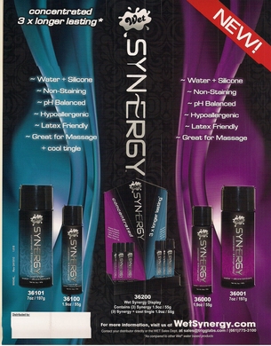 10pk Wet Synergy Wet Together Double Sided Flyer