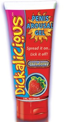 Dickalicious Penis Arousal Gel – Strawberry