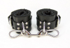 Black Satin Lined Wrist Cuffs