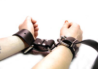 Belt Bondage Cuffs Large