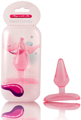 Hard Candy-2.25″”Mini Butt Plug for beginners-pink
