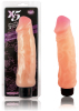 Hard On-Soft and Realistic 9 Waterproof Vibrating Dildo-Natural