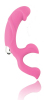 Adonis- Pure Silicone Vibrating Dual Stimulator-Magenta