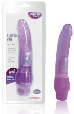 Mambo Vibe - 9 Waterproof Vibrating Dildo-purple