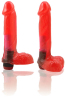 Natural Feel 9 inch Wireless Multi speeds Vibrating  Cock-Red
