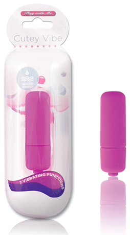 Cutey Vibe-Pocket sized Vibrator with 7 Vibrating Patterns-Purple