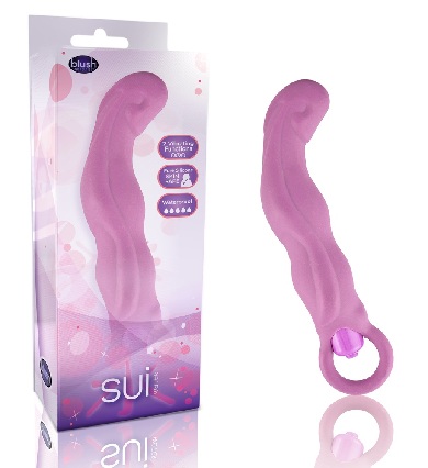 Sui-Pure Silicone Gspot Stimulator with 7 Vibrating Functions-purple