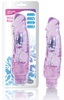 Wild Ride-Natural Feel 9 Vibrating Dildo-purple