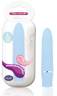 Bliss Waterproof Mini Vibrator blue
