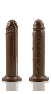 9 Inch Cock with Suction Cup-Brown