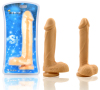 Natural Feel 9 Inch Cock with Suction Cup - natural colored