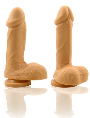 Natural Feel 7″” Cock with Suction Cup-Natural