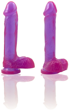 Natural Feel 8 Inch Cock with Suction Cup – Purple