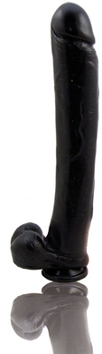 Natural Feel16 Inch Realistic Dildo with Suction Cup-black