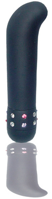 Velvet-Mini G-spot Vibrator with Smooth Satin Finish – Black