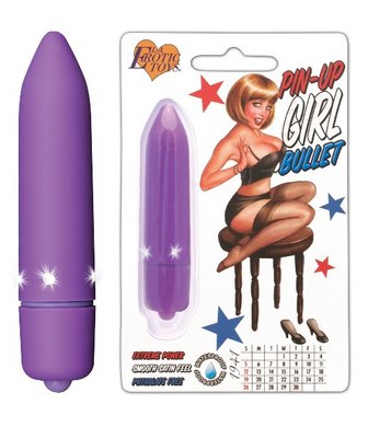 Pinup Girl Waterproof Bullets with Smooth Satin Feel-purple