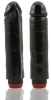 8 Inch Vibrating Cock-black