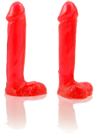 Natural Feel 9 Inch Cock – Flaming Red