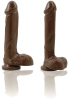Natural Feel 9 Inch Cock with Suction Cup - brown