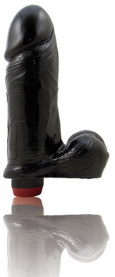 Natural Feel 7 inch Wireless Multi speeds Vibrating  Cock -black