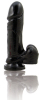 Natural Feel 9 inch Thick Cock with Suction Cup-black