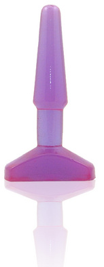 Natural Feel Slim 5 inch Butt Plug pearlescent purple