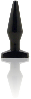 Natural Feel Intermediate Sized Anal Plug-black