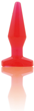Natural Feel Intermediate Sized Anal Plug-red