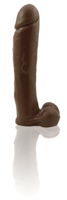 Extreme 12 inch realistic dildo- brown
