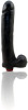 Natural Feel 12 inch Vibrating Cock -Midnight Black