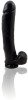 12 Inch Natural Feel Dildo With Suction Cup- Midnight Black