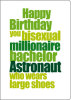 Bisexual Birthday Greeting Card