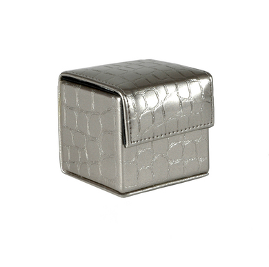 Condom Cube Gun Metal Croco