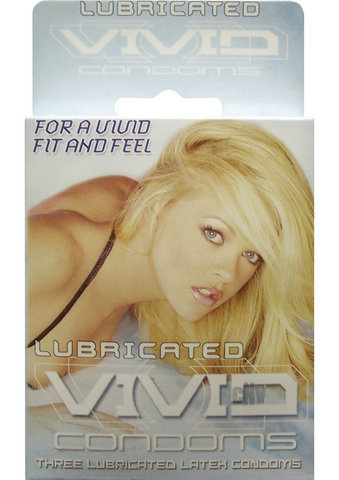 Vivid Lubricated Condom 3pk