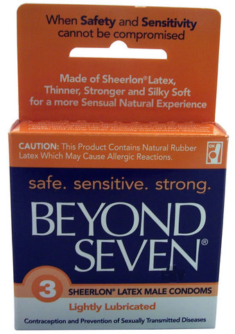 Beyond Seven Condoms 3pk
