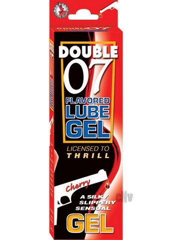 Double 07 Flavored Lube  gel – Cherry