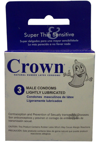 Crown Condoms 3s