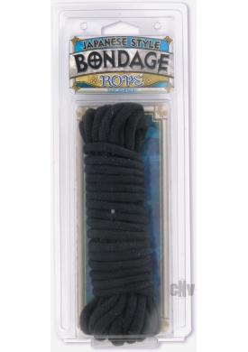 Black Cotton Bondage Rope
