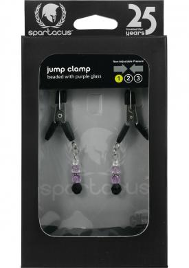 Purple Beaded Clamps – Jumper Cable