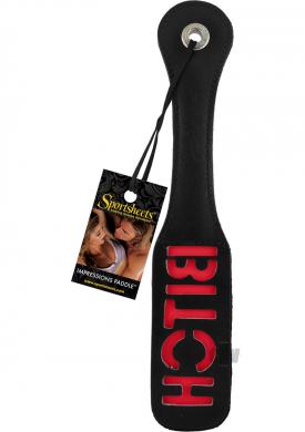 12  leather Bitch Impression Paddle