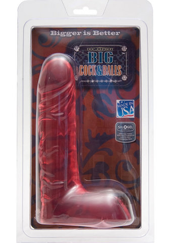 Big Cock and Balls Pink Jelly