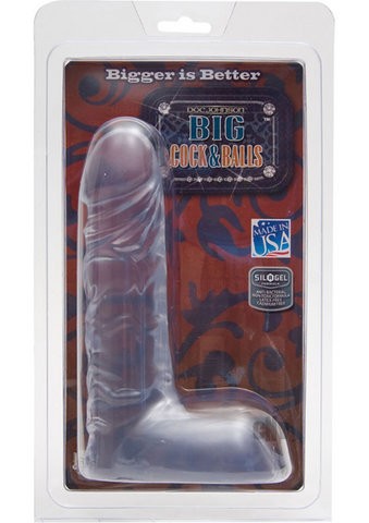 Big Cock and Balls Clear Jelly