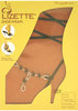 Shoe Wraps Black Beads