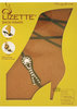 Shoe Wrap Keyhole Medallion - Blk