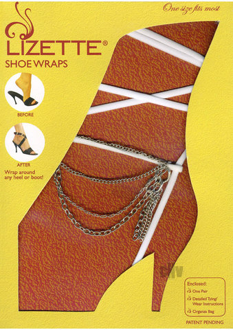 Shoe Wrap Chain – White