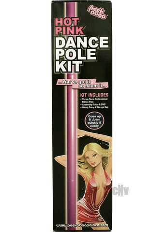 Peekaboo Hot Pink Party Pole