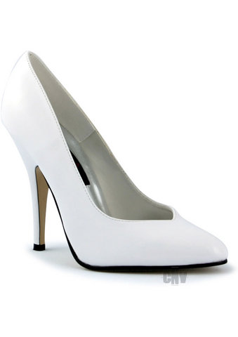 Seduce 5 White Heel Pump 6